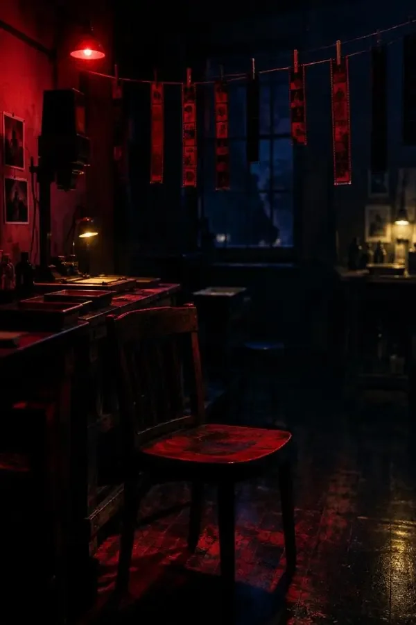 《灯下黑》详情页封面，犯罪惊悚，适合01:15观看